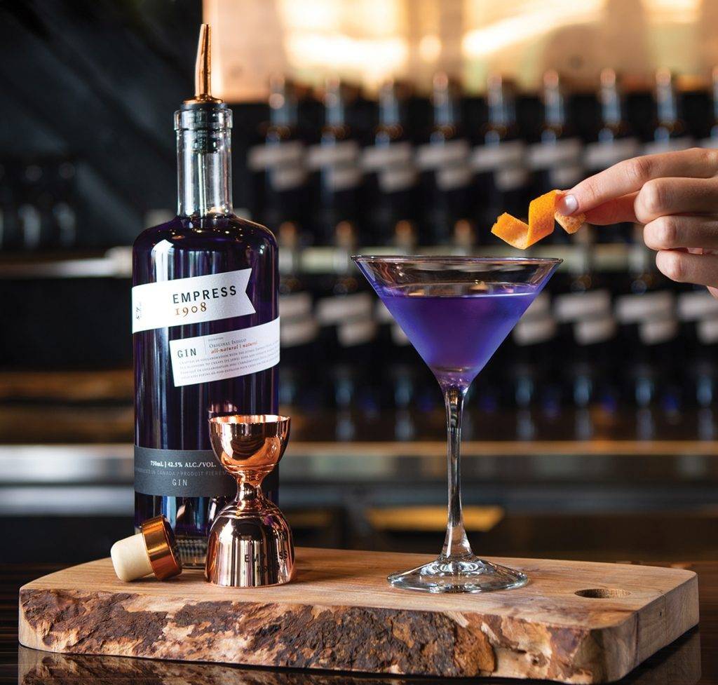 Empress 1906 Gin's Purple Hue is the Colour of Success Douglas magazine