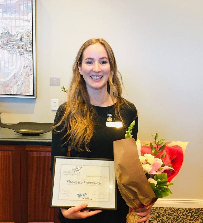 Oak Bay Beach Hotel Wins Victoria Hospitality Award