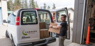 Camosun College Supports Community with PPE Face Shields PPE Face Shields masks