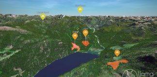 LlamaZOO's TimberOps software creates a digital twin of Mowachaht/Muchalaht First Nation territory.