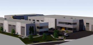 Artists Rendering Seaspan building.