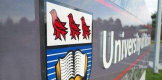UVic campus sign