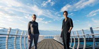 Jill Doucette (left), founder and CEO of Synergy, with Theresa Ito