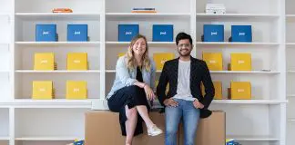 Linda Biggs (L) and Jayesh Vekariya