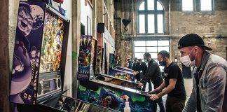 playing pinball