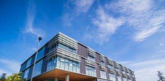 2020 VREB Commercial Building Awards Judges’ Choice winner Alex & Jo Campbell Centre for Health and Wellness at Camosun College.