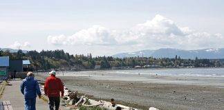 Strolling Along Qualicum Beach