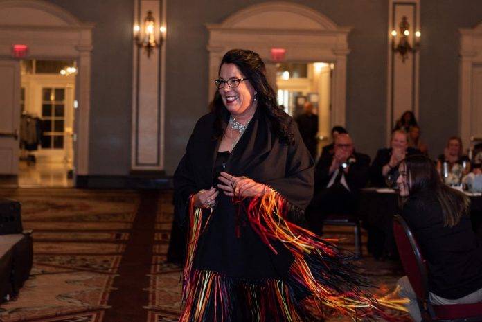 2020leadershipvictoriaawards Photo of Lisa Mercure, winner Lifelong Learning at the 2020 Leadership Victoria Community Leadership Awards,