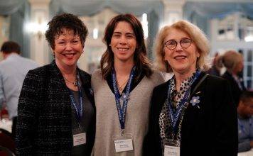 Photo of members of the Alzheimer Society of BC at a fundraising event in 2020.