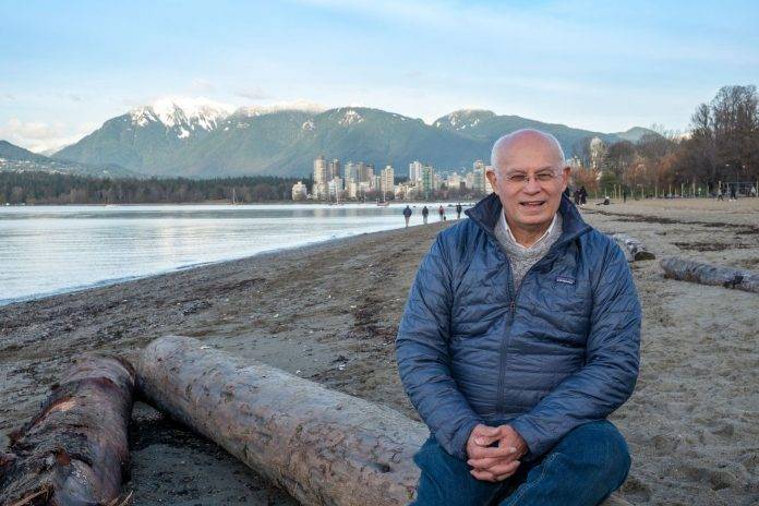 Photo of Wayne Crookes in Vancouver, BC in early January 2020.