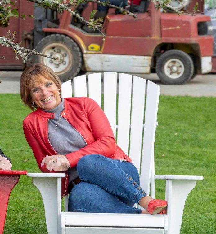 photo of Janet Docherty, co-owner of Merridale Cidery