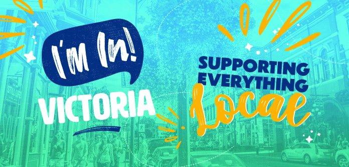 graphic image of I'm In Victoria promotional campaign