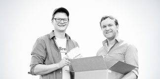 Taylor McCarten (left), Harmen Zijlstra of BinBreeze