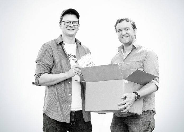 Taylor McCarten (left), Harmen Zijlstra of BinBreeze