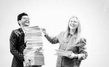 Jayesh Vekariya (left) and Linda Biggs