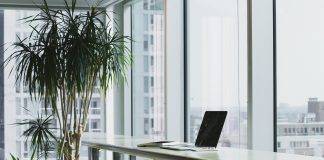 bright open office space