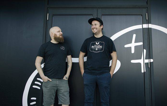 verygoodbutchers James Davison and Mitchell Scott of The Very Good Butchers.