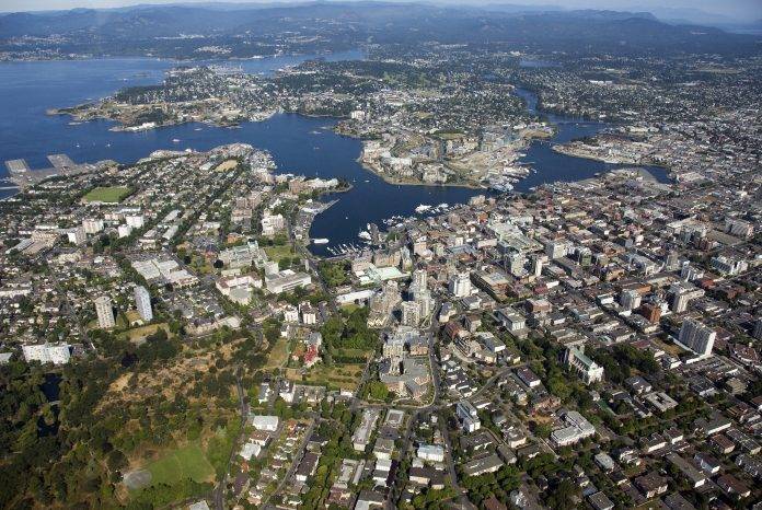 overview of Victoria and Esquimalt harbours