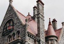 Videographer shooting footage of Craigdarroch Castle