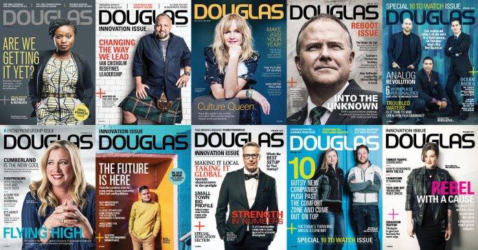 Covers of Douglas magazine