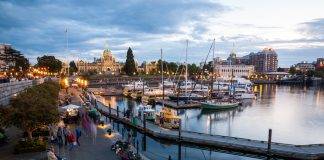 Victoria BC's inner harbour