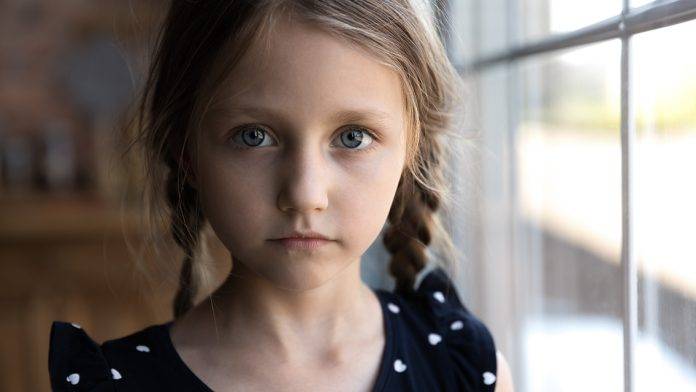 Marketing image of a young girl, used in United Way Southern Vancouver Island's Help A Neighbour campaign