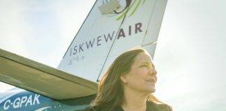 “Creating the conditions for Indigenous businesses to thrive is the single, most natural, swift and effective pathway to economic reconciliation in our country.” — Teara Fraser, founder and LEO of Iskwew Air. Photo: Jeffrey Bosdet.