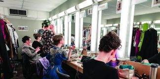 Backstage at the Pacific Opera Victoria’s production of Don Giovanni. The company used the pandemic to invest in itself, employing artists to create sets and costumes for future productions.