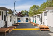 Victoria's Tiny Homes Village repurposed storage containers into self contained housing units. Photo: James Jones.