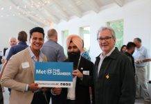 Victoria Chamber of Commerce members at a Chamber Mixer in August, 2022