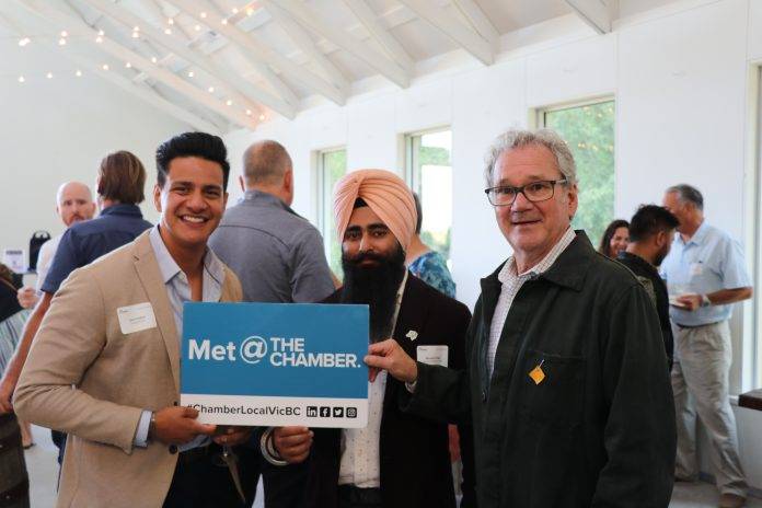 IMG_5453 Victoria Chamber of Commerce members at a Chamber Mixer in August, 2022