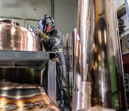 Sidney’s Revival Stillworks builds the stills that fuel B.C.’s craft-distilling boom. - Douglas Aug/Sept 2023