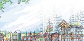 Artists rendering of the Roundhouse at Bayview Place.