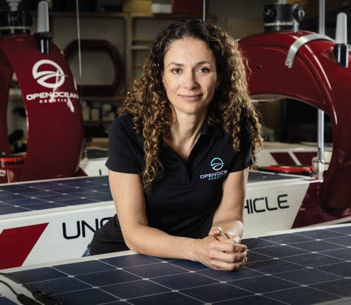 Julie Angus, co-founder, Open Ocean Robotics. Photo: Jeffrey Bosdet.