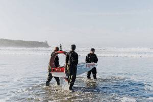 DataXplorer, Open Ocean Robotics. Launched: 2018. Category: Uncrewed Surface Vehicle. Description: DataXplorer is covered in solar panels, it recharges at sea to be out for weeks or even months. Designed for data collection, its modular sensor bays enable custom data collection optimized for quality, regardless of weather conditions. Photo: Open Ocean Robotics.