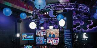 Sunset Labs: high-tech, flexible virtual event space in Victoria.