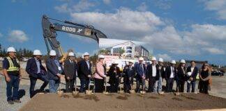 Kothari Group has broken ground on construction for a 129-room hotel on 3.5 acres of commercial-zoned land at Victoria Airport at the corner of Highway 17 and Beacon Avenue West.