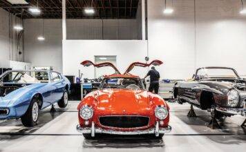Vintage car restoration