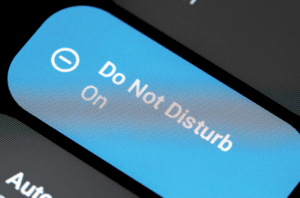 Minimize distractions for time management