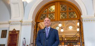 Douglas Weekly – May 26 The late Honourable John Horgan, former Premier of BC, addresses the media, on October 20, 2022. Photo: Flickr/BC Gov.