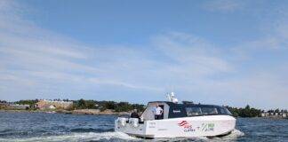 Douglas Weekly – June 17 Greenline Marine and FRS Clipper hosted a public demonstration of the Artemis EF-12 Escape, an all-electric, hydrofoil passenger ferry.