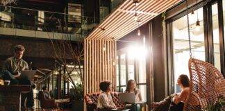 Meeting Trends Modern meeting with collaborative atmosphere