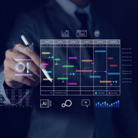 Digital project management and analytics visualization