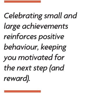Celebrating achievements motivates future success.