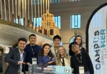 A team from Victoria earned second place in the 9th Annual Global Hackathon competition, the only team representing North America. Photo credit: Udbhav Kansal