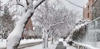 Victoria BC snowfall