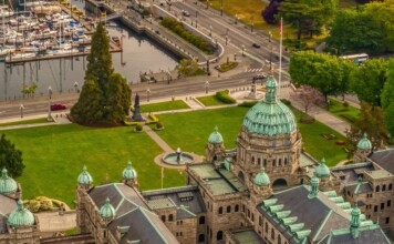 downtown Victoria BC