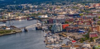 Get On With It – Victoria 2026: Part Two Aerial view of Victoria's harbor.