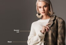 Stylish work outfit with blazer