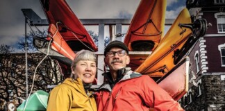 Victoria Kayak Tours & Rentals owners Aaron and Joanna Twa